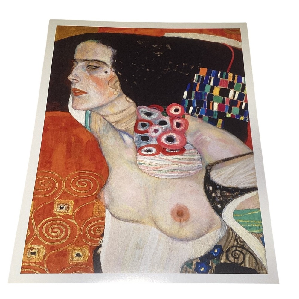Gustav Klimt Judith II Salome Detail Art Print 2016 Taschen 10x13 Reproduction